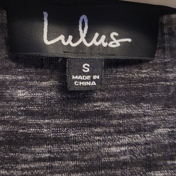 🌹NWOT Lulus Marled Bell Sleeve Jersey Knit Midi Dress - Picture 8 of 9